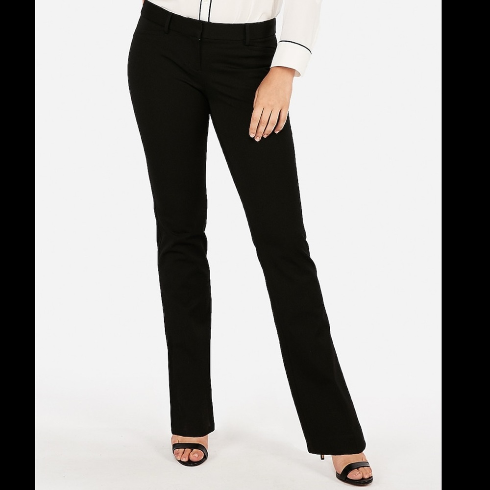 NWT Size 2 Reg Express Columnist Black Pants